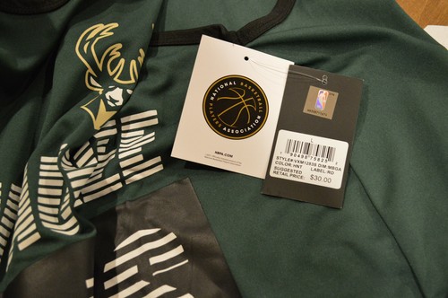 New NBA U Men's Giannis Antetokounmpo #34 Milwaukee Bucks Tank Green Size LARGE - Bild 7 von 7