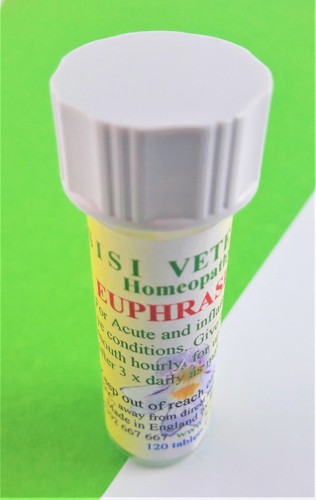 Euphrasia 6 Homeopathy Remedy Hay Fever Dogs Cats Horses 120 Pillules - Picture 2 of 10