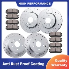 Front Rear Brake Rotors and Pads for Chevrolet Equinox GMC Terrain Brakes Kits