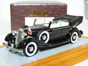 Ilario-IL119-1-43-1936-Horch-830BL-Cabriolet-De-Gaulle-Handmade-Resin-Model-Car