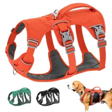 No Pull Dog Harness Adjustable Oxford Pet Vest Reflective No-Choke with Handle