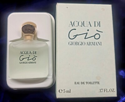 New In Box Giorgio Armani Acqua di Gio Men's Eau de Toilette Ounces 