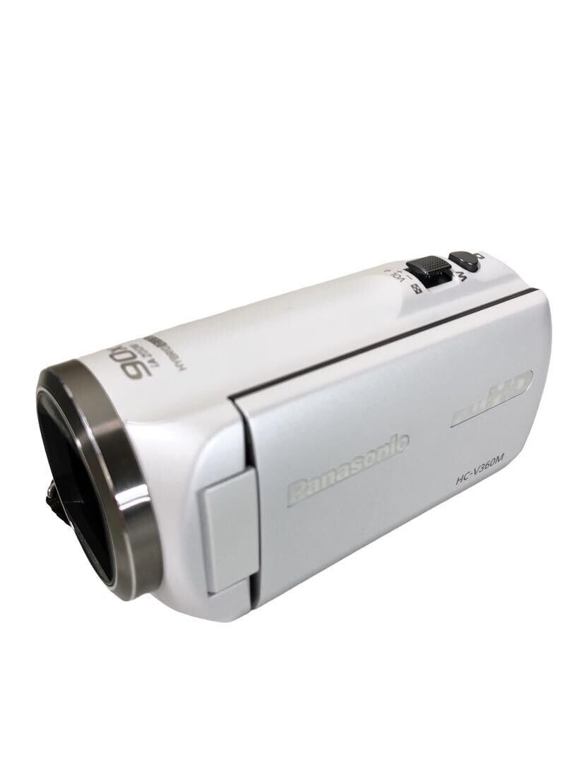 Panasonic Hc-V360M-W Hd 90 Times Zoom Camcorder No box, No manual Japan  Model