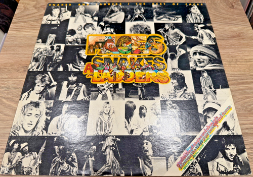 FACES SNAKES AND LADDERS BEST OF VINYL RECORD LP VG+/VG CUT OUT ROD STEWART