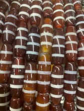 30 Pcs Wonderful Tibetan Natural Agate Dzi 3Lines 30mm Beads