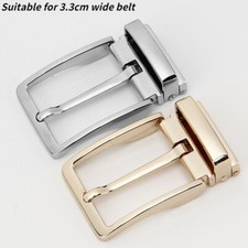 Unisex Men Belt Buckles Zinc Alloy Pin Buckle for 3.3cm Replacements belt Head