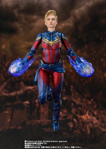 FIGURA DE ACCIÓN BANDAI S.H.FIGUARTS MARVEL AVENGERS: ENDGAME CAPTAIN MARVEL 150 mm - Imagen 6 de 11