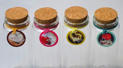 4pcs 50ml Empty Sample Vials Clear Glass Bottles with Corks Jars - Picture 4 of 4