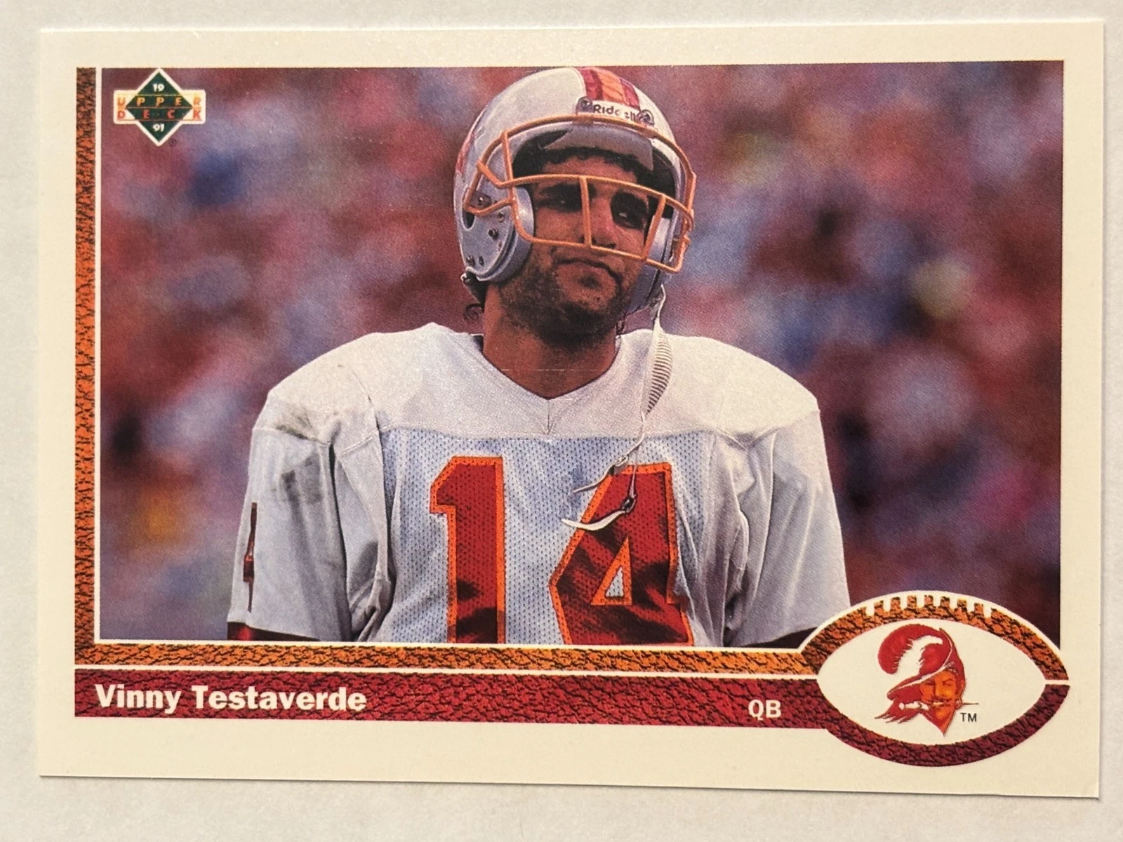 1991 Upper Deck #261 Vinny Testaverde Tampa Bay Buccaneers