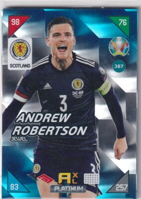 Panini Adrenalyn XL Euro 2020 2021 Kick Off Jewel Platinum Nr. 387 Robertson