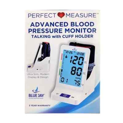 Blood Pressure Monitor Perfect Measure Big Digit Deluxe Talks in English Spanish