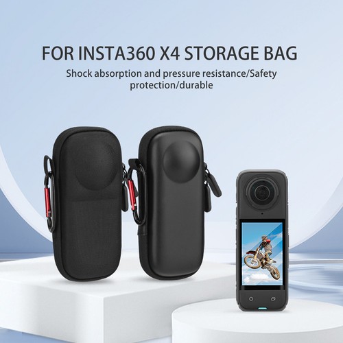 Étui de Transport pour Insta 360 X4 X5 (Pour Bouchon d'Objectif d'Origine), Portable Petit Storal - Photo 9/13