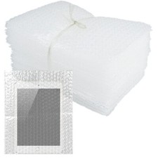 50pcs Clear Bubble Out Bags 8x10 Bubble Pouches Bags For Shipping Double Wall 