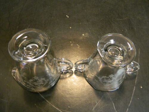 Vintage Fostoria Baroque Navarre Crystal Creamer & Sugar Bowl Excellent Cond - Picture 8 of 10