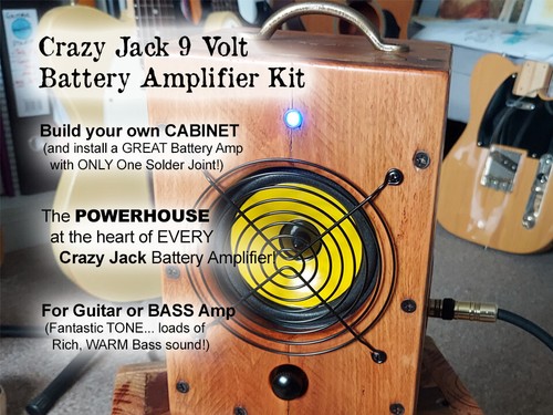 CIGAR BOX GUITARISTS! Build a 9 Volt 1 W Battery Guitar Amplifier (with SPEAKER) - Picture 12 of 22