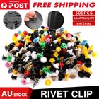 <!--F#f_0-->500x Car Clips Mixed Clip Fastener Kit Door Panel Automotive Body Plastic Rivets<!--F/-->