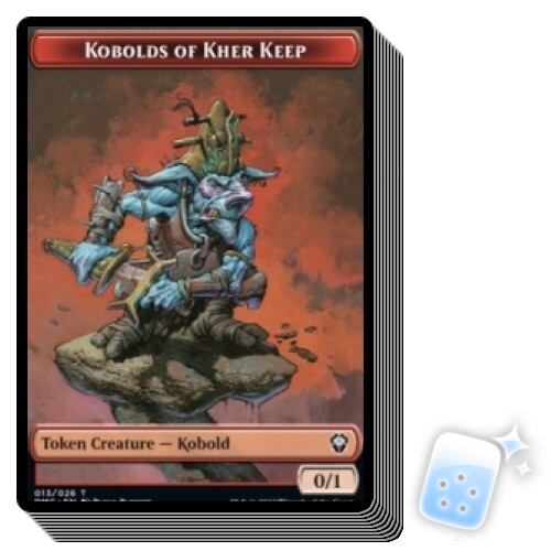 10 pcs JAPANESE KOBOLDS OF KHER KEEP TOKEN (13/26) Dominaria United: Commander - Picture 1 of 1