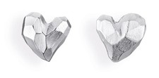 Herz Ohrring 1 Paar Ohrstecker Drachenfels Design D HE 26 AG Silber Heartbreaker