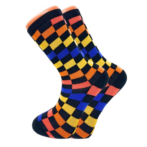 Colorful Fun Socks Novelty Crazy Crew Dress Socks 3 Pairs - Bild 8 von 81
