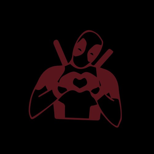 5" DEADPOOL HEART x2 Vinyl Aufkleber Aufkleber Auto Fenster Laptop Liebe Marvel Pool Hero - Bild 18 von 24
