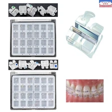 3M Clarity Type Orthodontic Ceramic Bracket Metal Slot Aesthetic Braces Roth 022