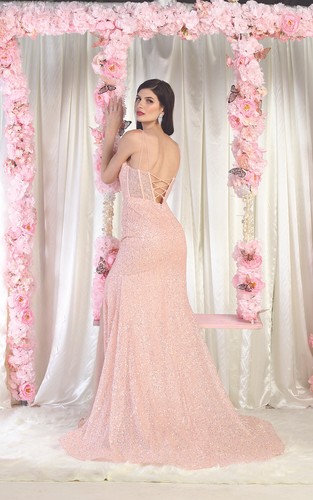 Royal Queen RQ7981 Embellecido Corsé Espalda Baile de graduación Vestido - Imagen 6 de 12