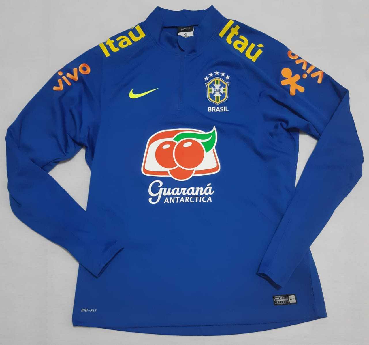Sudadera Nike Brasil Zike Half Zip 2018 azul Brasil Sudadera Nike Brasil Zike Half Zip 2018 azul Brasil