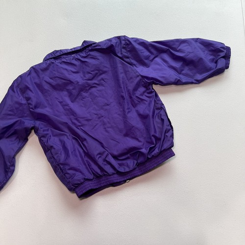 Copper Key Windbreaker Purple Nylon Girl Jacket Size 3 Toddler Lined Full Zip - Picture 2 of 4
