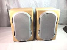 Philips Speaker System 2 Two Speakers FWB-M530/17 Loud 10.5" X 7" X 8.5"