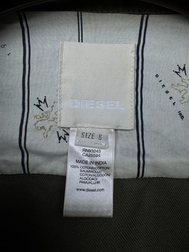 Diesel vintage double-breasted military utility biker jacket - Picture 14 of 15
