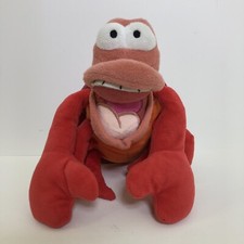 Disney Store Sebastian the Crab Plush Ariel The Little Mermaid Stuffed Animal