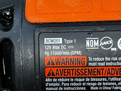 BLACK DECKER BCW201 GoPak Kit levigatrice per utensili senza fili arancione 791173 - Foto 8 di 10