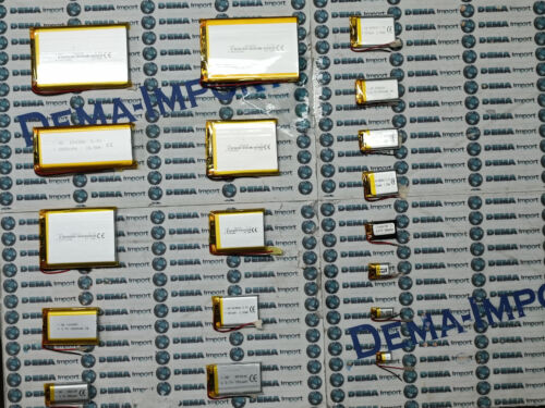 Batterie a litio di polimery varie mha tipo digitale basso drenaggio h&s ricaric - Foto 3 di 54