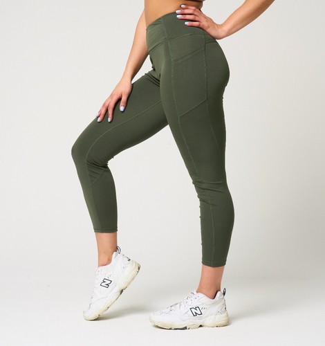 Women Leggings High Waisted Seamless Pocket Gym Legging Yoga Pants New UK 6 - 16 - Picture 46 of 57