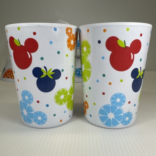 10 Stück Disney Mickey Mouse Zitrus Kinder Melamin 4 Teller 4 Schüsseln 2 Tassen Limette Orang - Bild 4 von 11