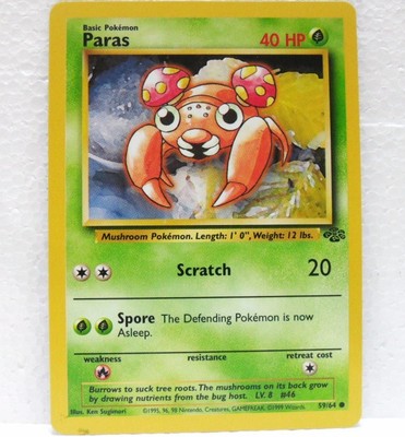 52//64 INGLESE-MINT//NEAR MINT carta EXEGGCUTE POKEMON set JUNGLE unlimited