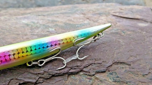 Bass Lure Manic Bay Slim 75-155mm 8-31.5g Long cast Shallow Swim surface Lure - Picture 85 of 206