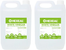 Hexeal White Vinegar 10L – 2 X 5L of Food Grade White Vinegar for Cooking, Clean 1.21 per litre
