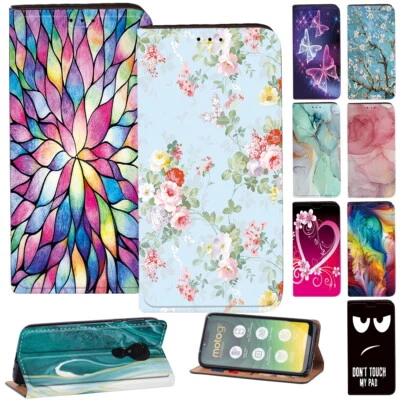 Funda tipo billetera con soporte de cuero PU - para Motorola E14/G04/G24/G34/G35/G45/G55/G85