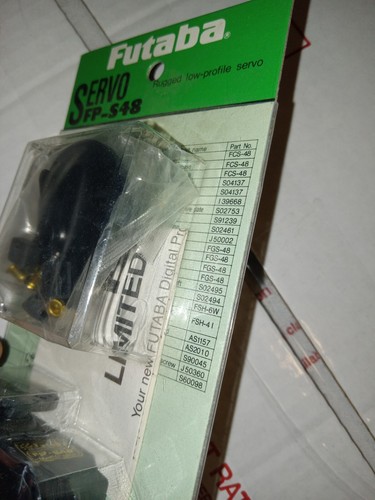 VTG FUTABA FP-S48 SERVO, NOS IN PACKAGE RC Plaine, RC Boat. - Picture 5 of 5