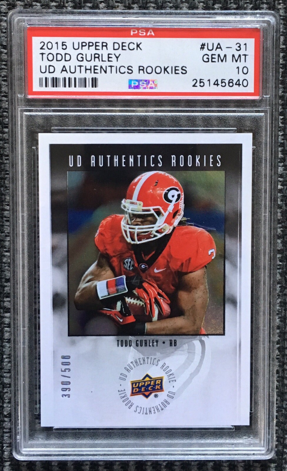Todd Gurley Upper Deck UD Authentics Rookies #UA31 Base