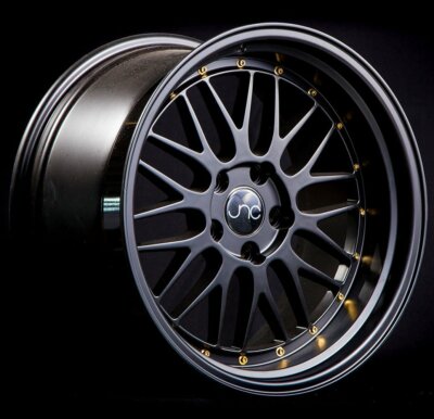 JNC 005 Black Gold Rivets 20x10 5x112 +et25 cb.66.66 Wheel/Rim | eBay