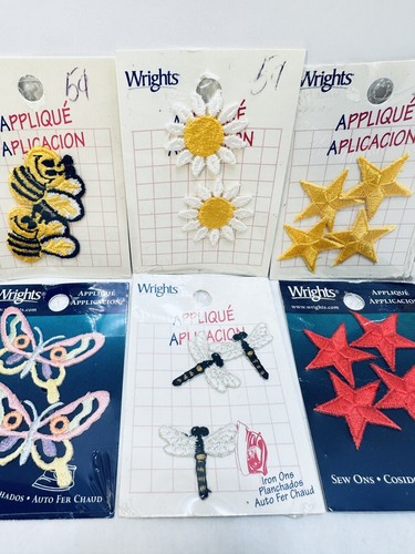 wrights applique Iron Ons Lot Of 11 - Picture 5 of 8
