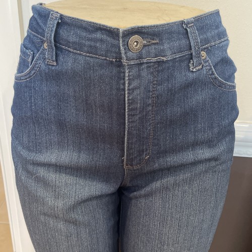 Gloria Vanderbilt Amanda Jeans Women’s Size 10 Regular Blue Denim Dark Wash - Picture 2 of 10
