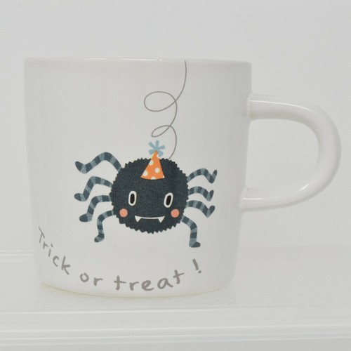 Magenta Designer Collection Trick or Treat Spinne Tasse Polka Dots Neu Halloween