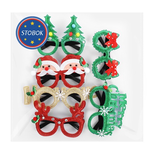 Funny Glasses Party Sunglasses Christmas Costume Eyeglasses Frame - Picture 6 of 10