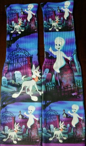 Custom Casper graveyard dry fit socks V VI VIII Laney gamma grape galaxy - Picture 2 of 5