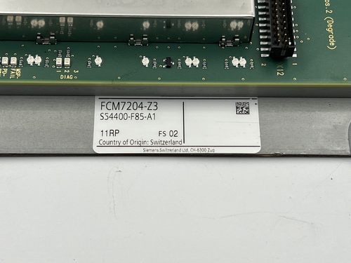 SIEMENS FCM7204-Z3 FIRE CONTROL PANEL - Picture 4 of 6