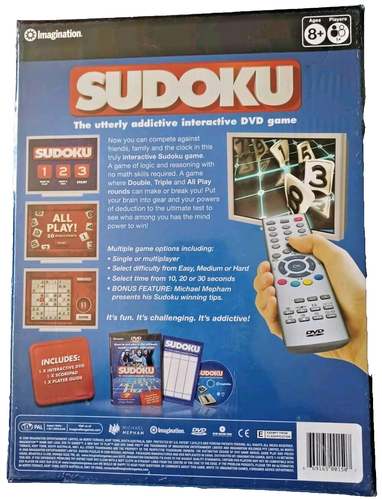 NEW & Sealed Sudoku Interactive DVD Game - Picture 3 of 3