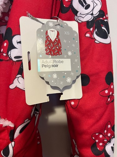 Disney Women's Minnie Mouse Fleece Line Comfy Bath Robe with Belt - Picture 4 of 4